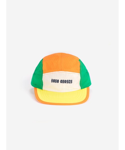 キャップ 帽子 Bobo Choses color block technic cap キッズ 子供 男の子 女の子の画像