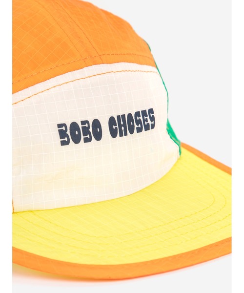 キャップ 帽子 Bobo Choses color block technic cap キッズ 子供 男の子 女の子の画像