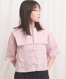 fig London（フィグロンドン） ブラウス シャツ daily LINEN sailor 