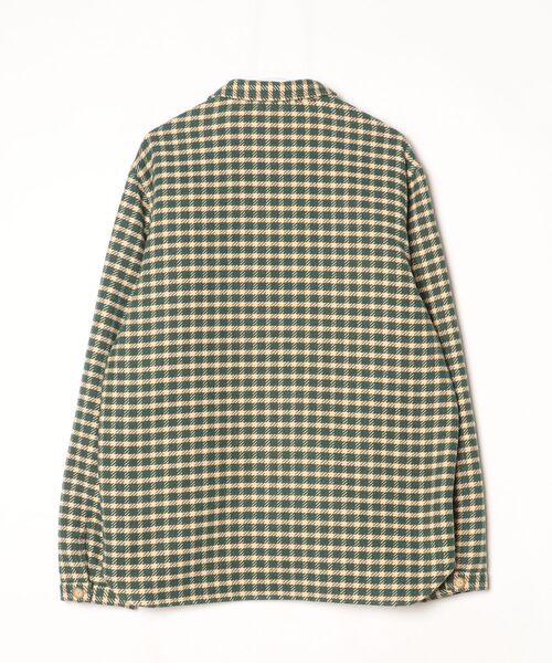 「Saturdays NYC」 チェック柄ジャケット X-LARGE グリーン メンズの画像