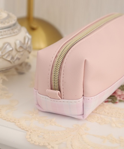 ご専用∞handmade パニーニ小 ポーチ タンバリン ピンクベージュ FUNALIVE（ファンアライブ） バッグインバッグ ポーチ ウサハナ合皮