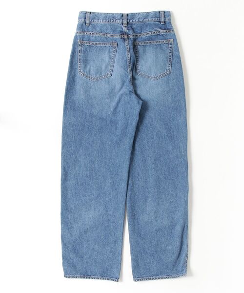 ワイドパンツ ジーンズ デニム デニムパンツ 11.5oz ナチュラルスラブバルーンデニムパンツ レディースの画像