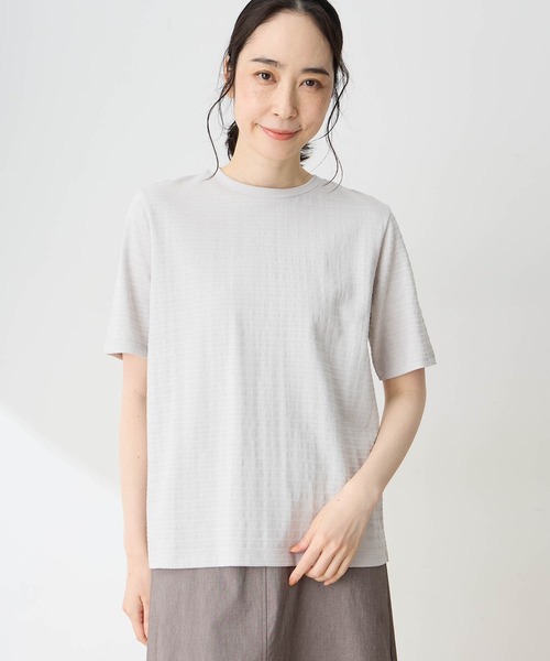 DECOY SINCE 1981 tシャツ 半袖 ひやさらジャガードチュニック Tシャツ