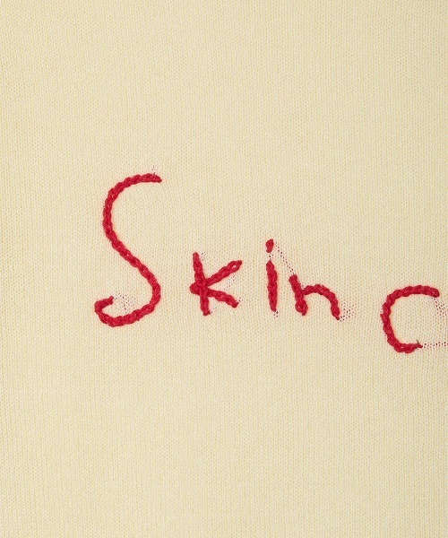 tシャツ 「leinwande」26SS新作 Skin Contact Knitted Tee レディースの画像