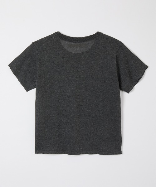 tシャツ 「leinwande」26SS新作 Skin Contact Knitted Tee レディースの画像
