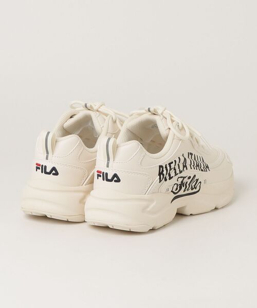 「FILA」 ローカットスニーカー 24.0cm ベージュ レディース_画像2
