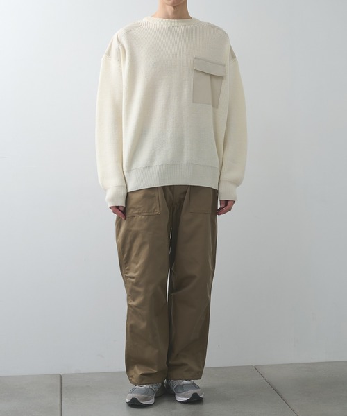 セーター ニット 「N.HOOLYWOOD」別注 COMBAT KNIT PO メンズの画像