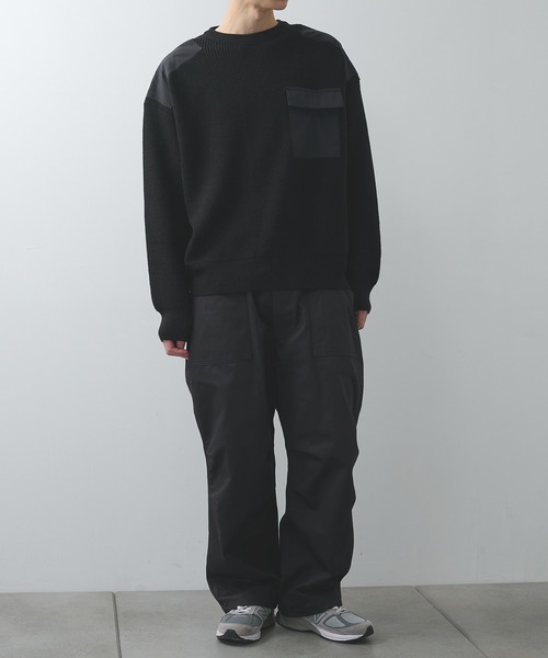 セーター ニット 「N.HOOLYWOOD」別注 COMBAT KNIT PO メンズの画像