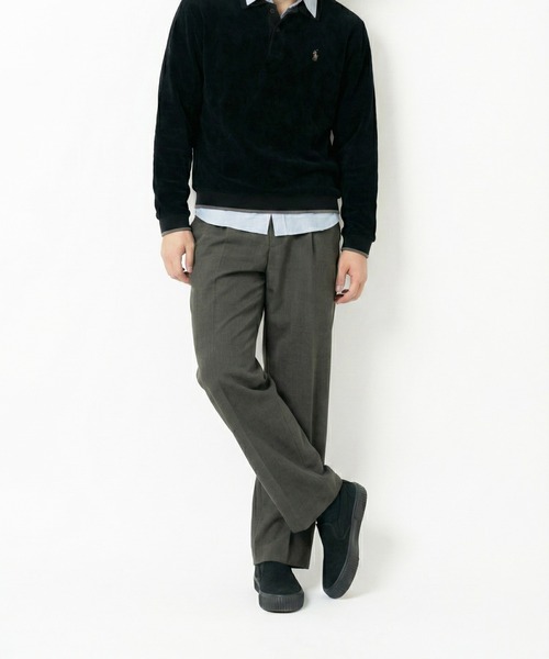 「SLACK FOOTWEAR」 スリッポン 24.5cm ブラック メンズ_画像4
