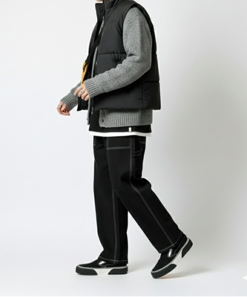 「SLACK FOOTWEAR」 スリッポン 24.5cm ブラック メンズ_画像6