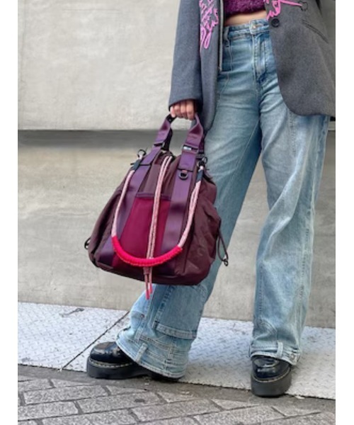 「Desigual」 2WAYバッグ FREE レッド レディース_画像8