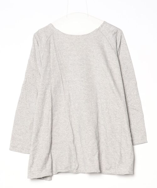 「homspun」 長袖カットソー ONE SIZE グレー レディース_画像2