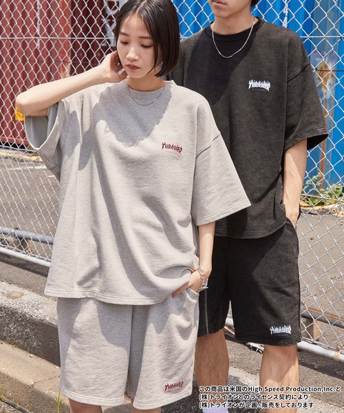 「THRASHER」 セットアップ L ブラウン メンズ_画像3