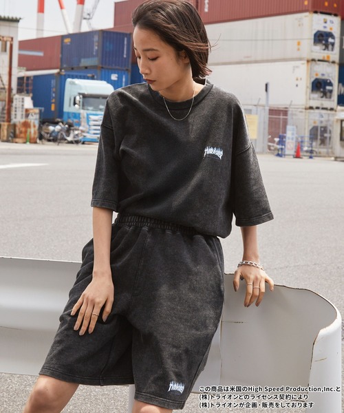 「THRASHER」 セットアップ L ブラウン メンズ_画像6