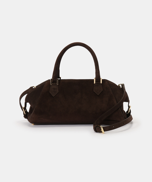 Manuel MILANO マニュエルミラノ スエードボストンバッグ IENA IENA（イエナ） ボストンバッグ Manuel MILANO/マニュエルミラノ