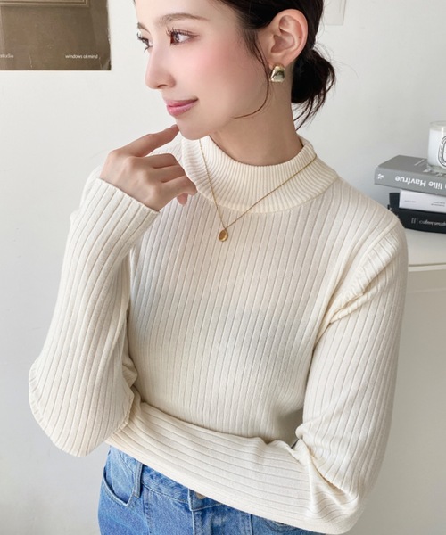 moment+ ニット セーター 「累計販売枚数10万枚突破！」12G