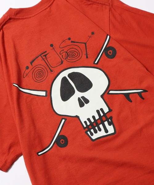 678【人気Lサイズ】ステューシー♤スカル　ドクロ　半袖シャツ　入手困難 STUSSY(ステューシー) 90's~00's VINTAGE BIKER SKULL Tシャツ