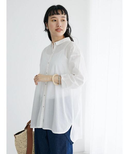 CRAFT STANDARD BOUTIQUE チュニック インドコットン バック刺繍