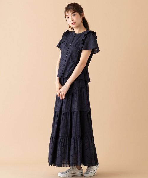 Rose Tiara スカート 「セットアップ対応」サークルレース切替