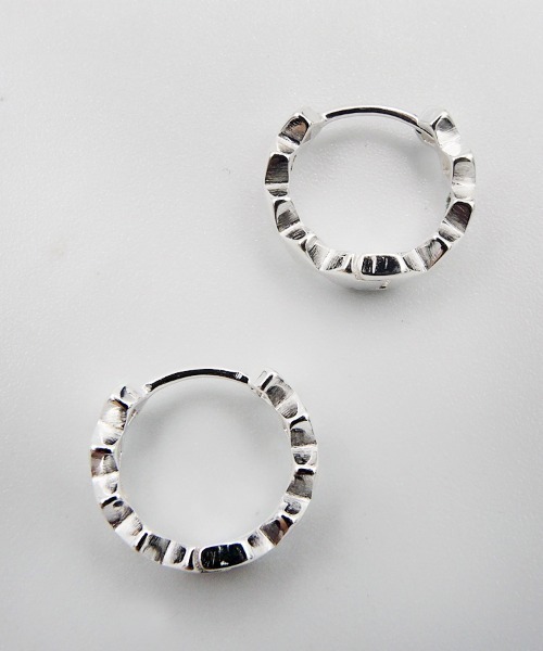 TONE SELECT GOODS ピアス 「925 SILVER ACC」連続スクエアサークル 