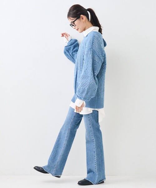 ニット セーター 2WAY リボン 透かしニット レディース | FREAK'S STORE | 06