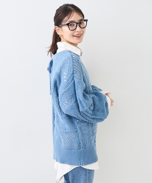 ニット セーター 2WAY リボン 透かしニット レディース | FREAK'S STORE | 10