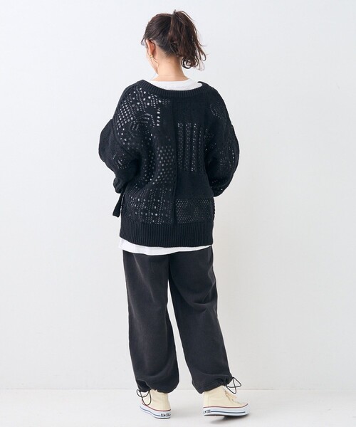 ニット セーター 2WAY リボン 透かしニット レディース | FREAK'S STORE | 13
