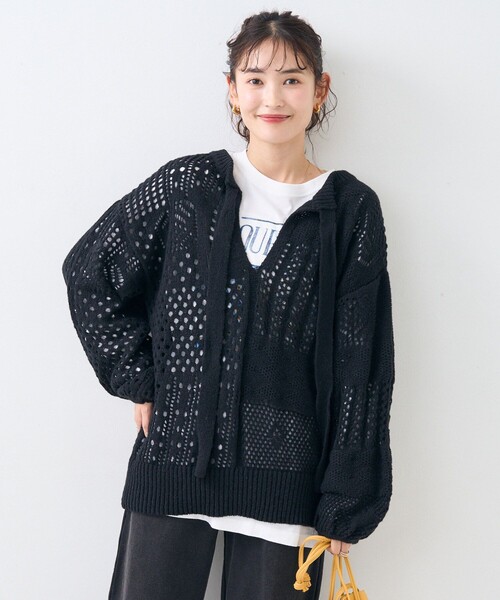ニット セーター 2WAY リボン 透かしニット レディース | FREAK'S STORE | 17
