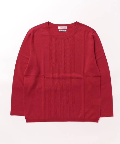 nonnative ニット・セーター ダークグレー 0480525A0050 ALLSAINTS ニット セーター JOY HOUNDSTOOTH CHUNKY BOUCLE