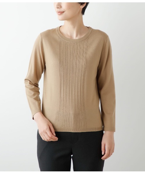 nonnative ニット・セーター ダークグレー 0480525A0050 ALLSAINTS ニット セーター JOY HOUNDSTOOTH CHUNKY BOUCLE