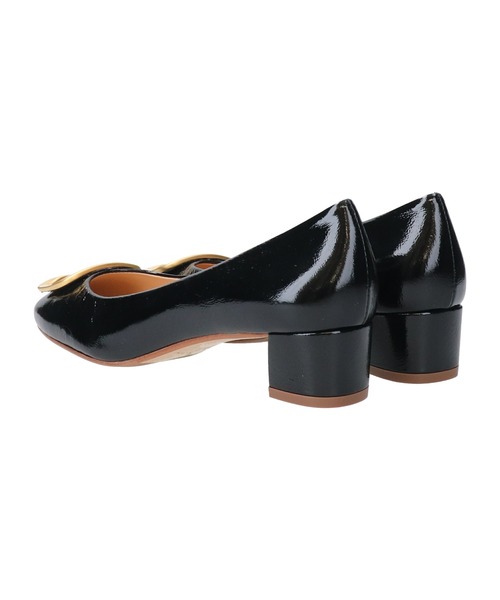 美品FABIO RUSCONI バックルパンプス38 美品FABIO RUSCONI バックルパンプス38