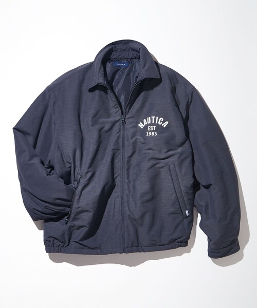 NAUTICA」 ジップアップブルゾン MEDIUM チャコールグレー メンズ NAUTICA」 ジップアップブルゾン MEDIUM チャコールグレー メンズ