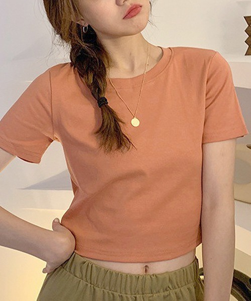 miniministore（ミニミニストア） tシャツ ショート丈tシャツ へそ出し