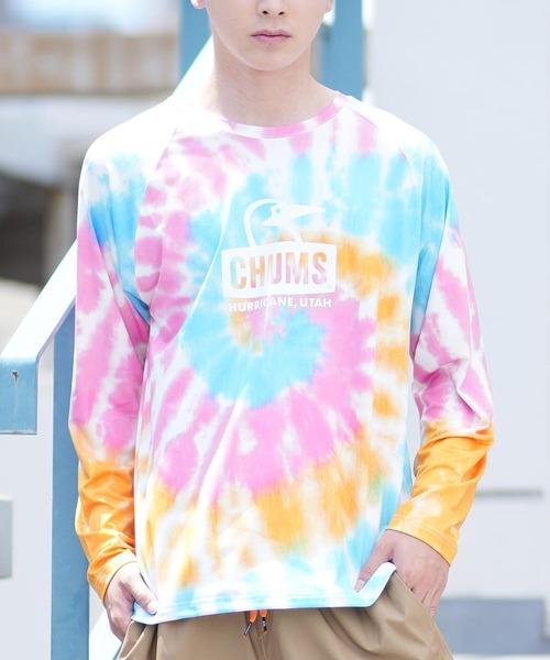 CHUMS - 新品 CHUMS L/S Rashgard チャムス ラッシュガード bl CHUMS ラッシュガード CHUMS/チャムス ラッシュガード/パーカー