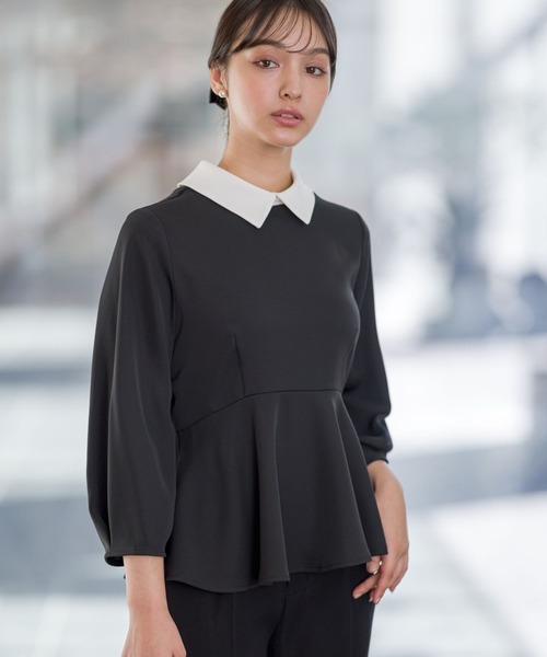 ブラウス シャツ 「T.P.O」エリ2wayブラウス995910 レディース