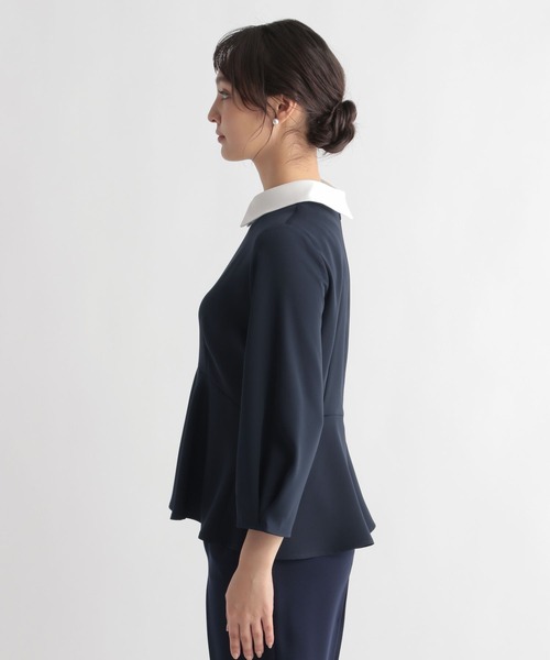 ブラウス シャツ 「T.P.O」エリ2wayブラウス995910 レディース Andemiu ブラウス シャツ 「T.P.O」エリ2wayブラウス995910