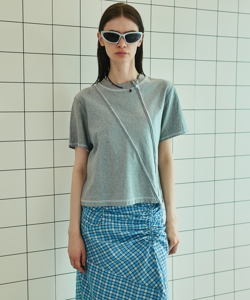 メゾンスペシャル　Outseam Bicolor T-shirt MAISON SPECIAL tシャツ Outseam Bicolor T-shirt/アウトシーム