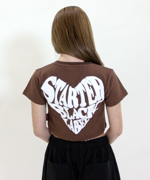 STARTER tシャツ ハートロゴ プリント チビTee / ショート丈 T