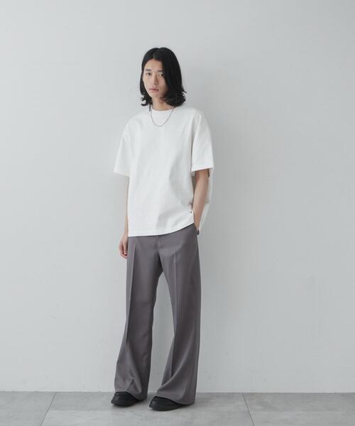 メンズ フィット フレア トラウザーズ THE STANDARD スラックス WEGO/ルーズフィットフレアトラウザー