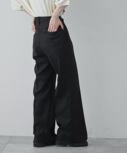 【R13】フレアレッグトラウザー THE STANDARD スラックス WEGO/ルーズフィットフレアトラウザー