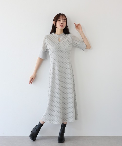 J by blue ワンピース バルファスレースワンピース : ZOZOTOWN