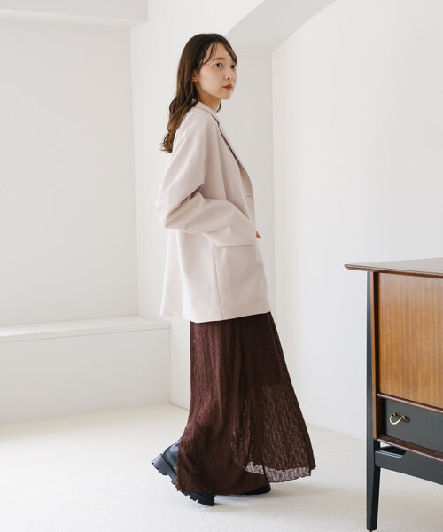 ワンピース 「2サイズ展開」シアーフラワーキャミワンピース  