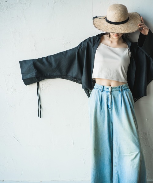 ORIENT MILLINERY ブラウス シャツ AILE「エール」バックレース