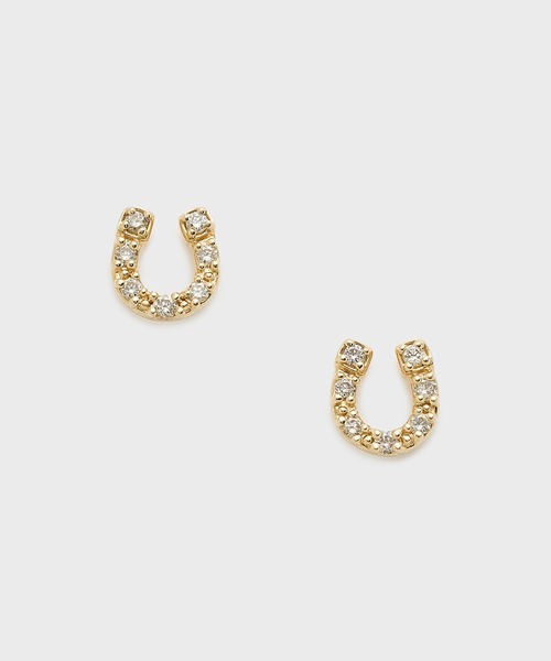 NOJESS（ノジェス） ピアス 「Tiny Motif」K10ダイヤモンドシュー