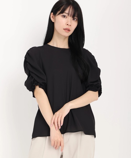 ブラウス シャツ ストレッチジョーゼット レディース