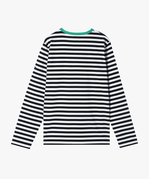 agnès b. ストライプ長袖カットソー T4 agnes b.（アニエスベー） tシャツ メンズ 細ボーダー コットン 長袖 T