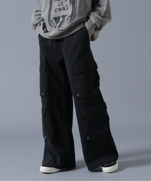 DankeSchon/ダンケシェーン/11ozD ZIP POCKET FLARE CARGO PANTS