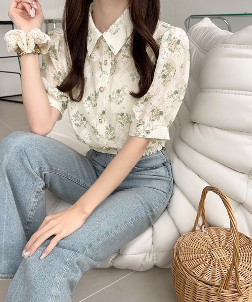 mily bilet ブラウス シャツ 「mily bilet」スタイルアップ効果