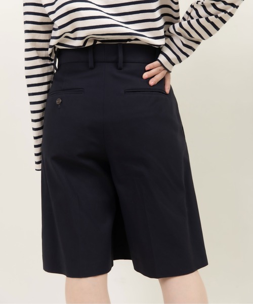 パンツ 強撚ツイル マーベルトハーフパンツ レディース_8