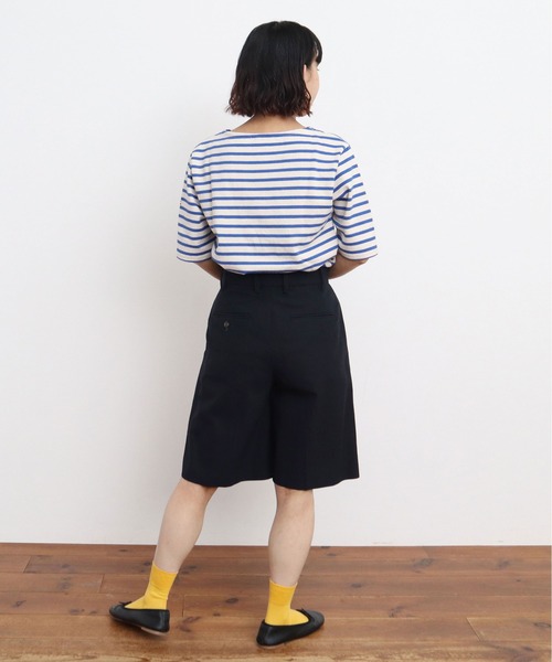 パンツ 強撚ツイル マーベルトハーフパンツ レディース_21